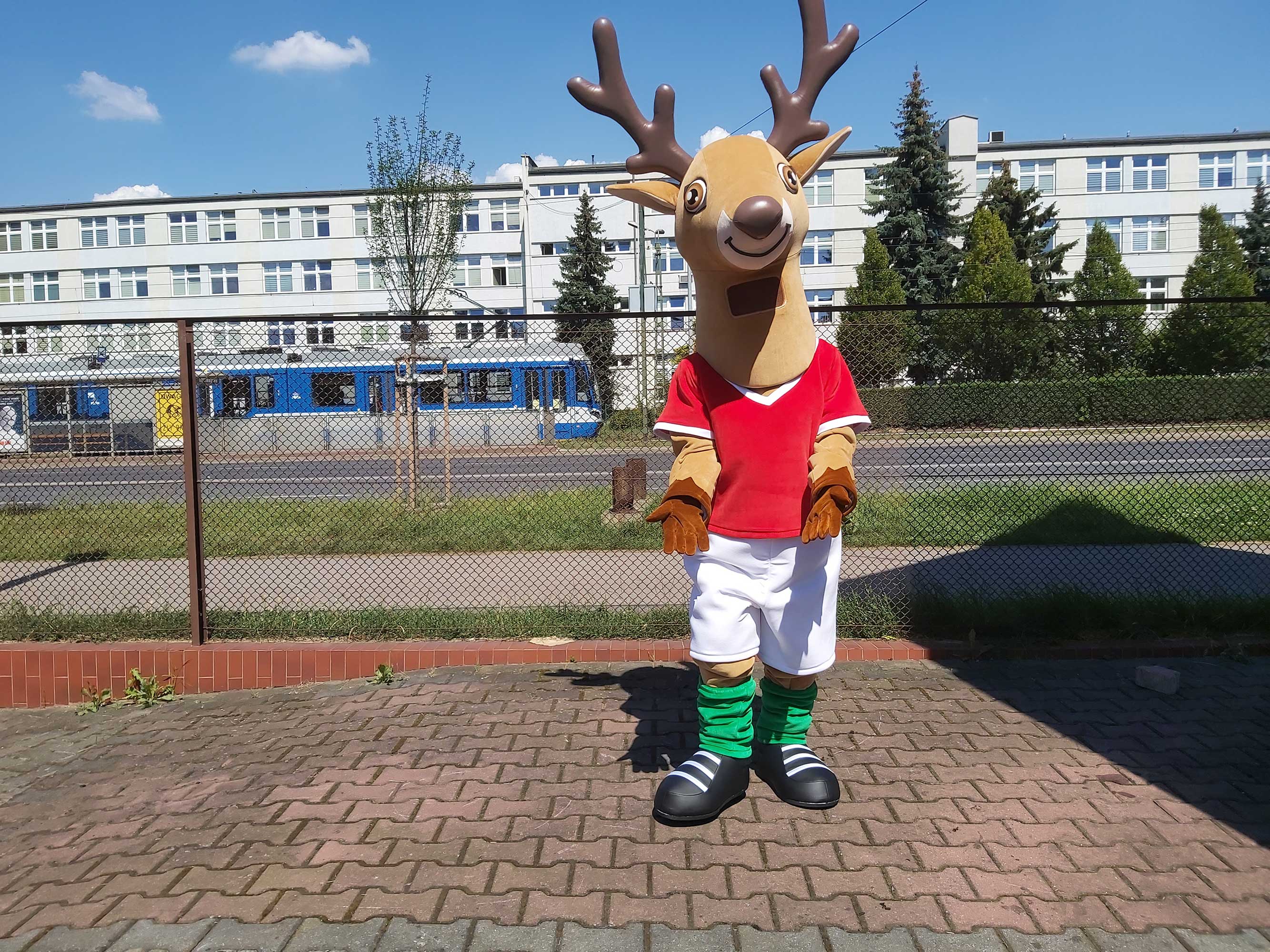 Nasze portfolio z kostiumami reklamowymi Elabika, rośnie w siłę! Jeleń